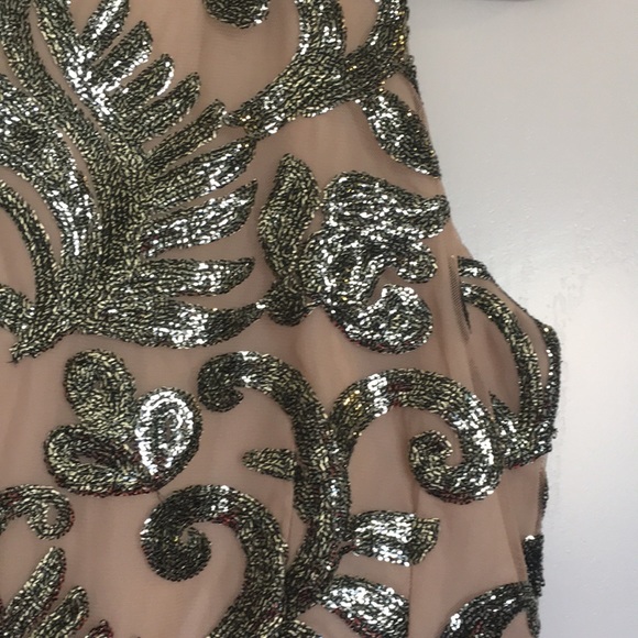 Greylin Sequin Peplum Sleeveless Top Size XS - Picture 2 of 8